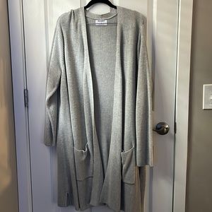 NWT gray old navy duster cardigan
